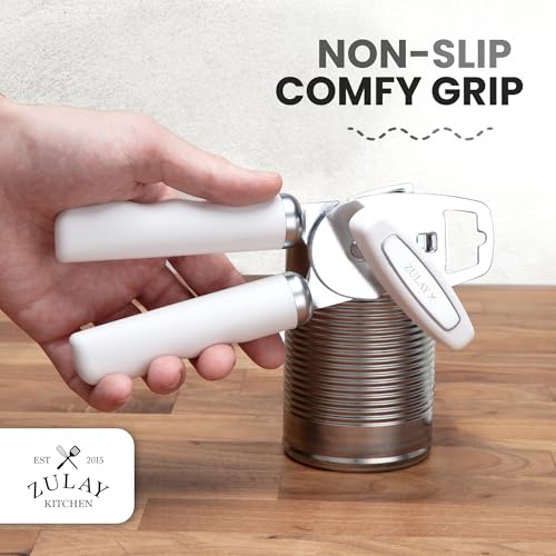 Heavy Duty Stainless Steel Can Opener Manual with Bottle Opener