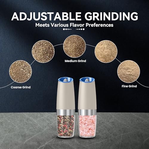 Battery Operated Salt And Pepper Grinder Set (2 Count)