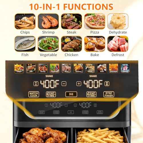 9.5 Qt Dual Basket Air Fryer