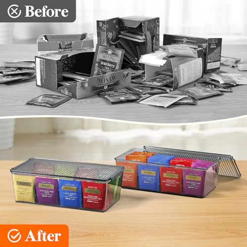 2 Pack 16 Compartment Tea Organizer (2 Count)