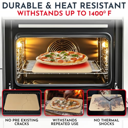 Large Pizza Stone for Oven and Grill