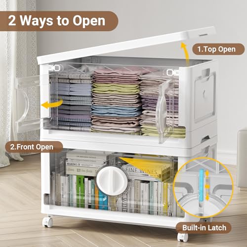 360Qt Lockable Stackable Storage Bins with Lids (3 Count)