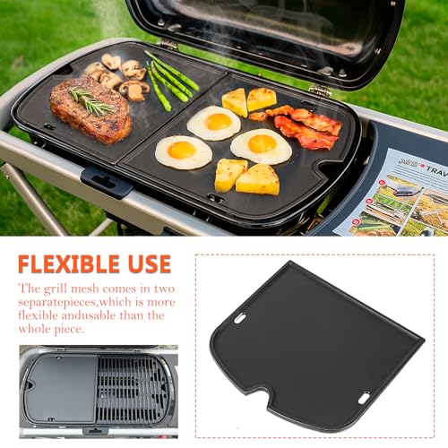7034 Cast Iron Griddle for Weber Traveler 9010001 Gas Grill