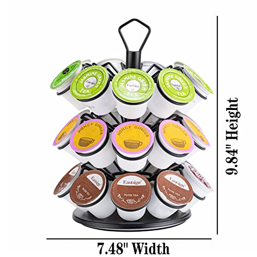 K Cup Storage Coffee Capsules Pod Holder Carousel Capsule Display Storage for k