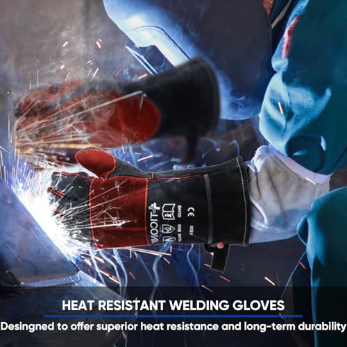 16" Leather Welding Gloves for Men