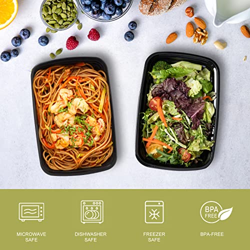 15 Pack Meal Prep Containers Reusable 24oz (15 Count)