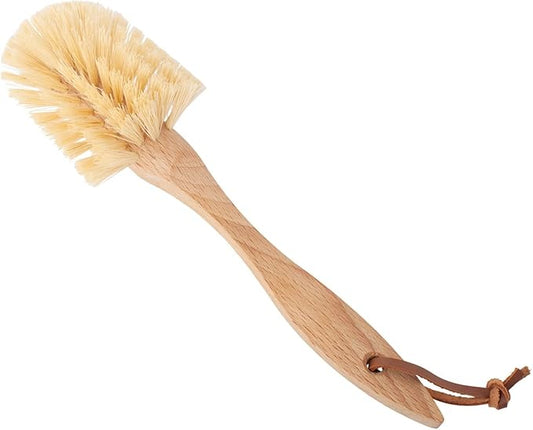 Redecker Tampico Fiber Dish Brush with Oiled Beechwood Handle, 10-3/8-Inches