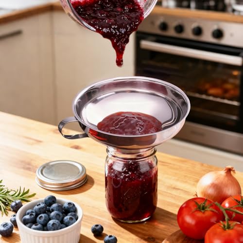Canning Funnel with Strainer (3 Count)