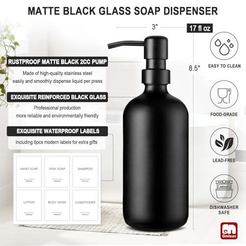 Black Soap Dispenser (2 Count)