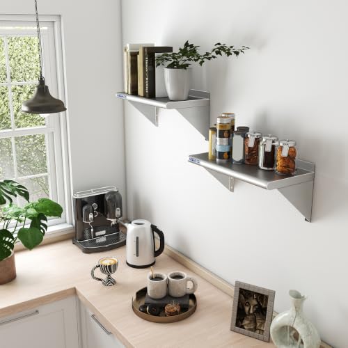 HARDURA Stainless Steel Shelf 12" X 24" (2 Count)