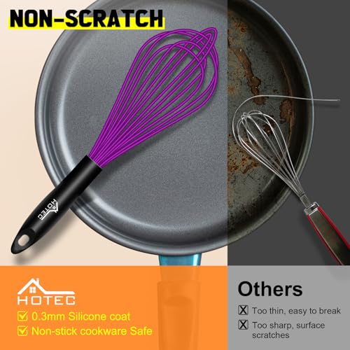 4 Pieces Silicone Whisks Set