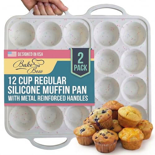 Silicone Muffin Pans (2 Count)