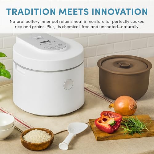 Professional Rice Cooker with Purple Clay Cooking Pot