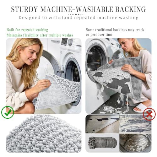 Bathroom Rugs Non Slip Washable