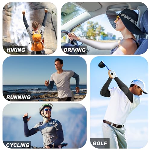 Cooling Arm Sleeves for Men Women