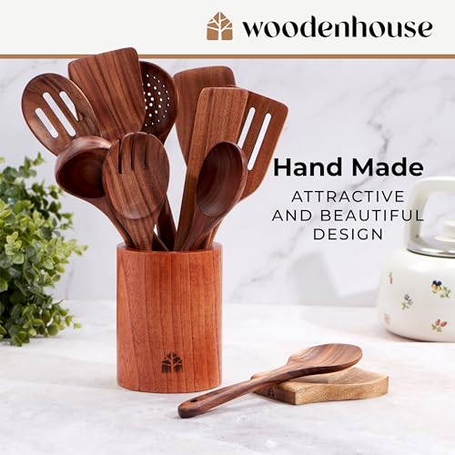 Wooden Spoons for Cooking (12 Count)