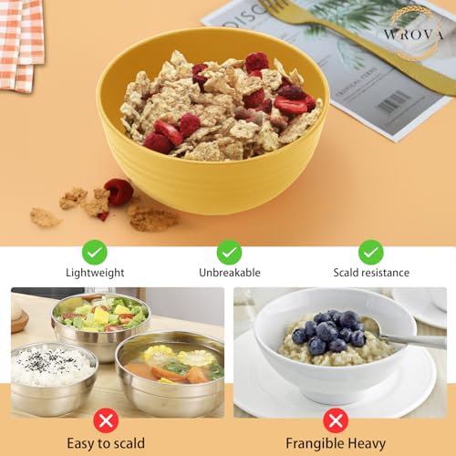 Wheat Straw Bowl Set of 8