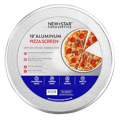 Restaurant Grade Seamless Aluminum Pizza Baking Screen