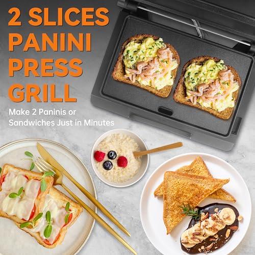 Mini Panini Press Electric Griddle