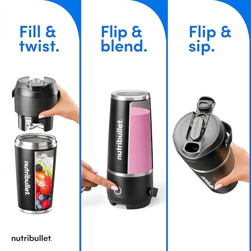 Flip Portable Blender with Insulated Cup
