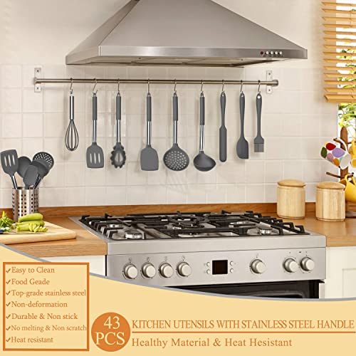 Silicone Cooking Utensil Set (43 Count)