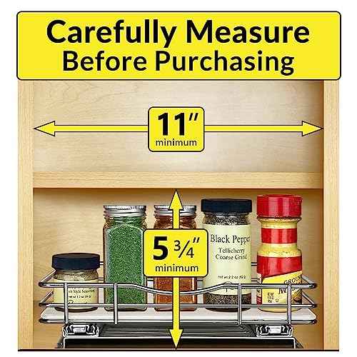 Pull Out Spice Organization for Cabinets