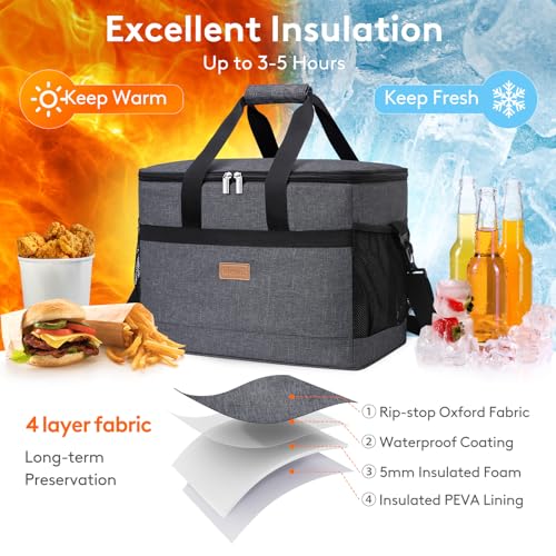 Cooler Bag 50 Cans Collapsible