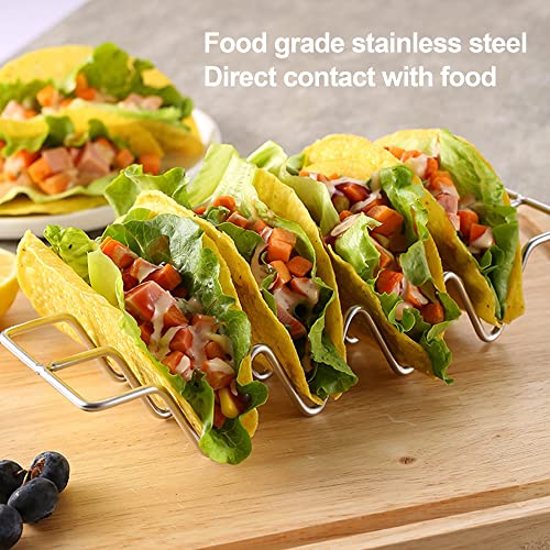 Stainless Steel Taco Holders set of 3