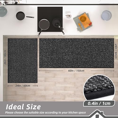 Kitchen Rugs and Mats 2PCS Non