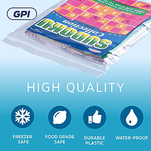 GPI 13" x 13" Zip Bags (100 Count)