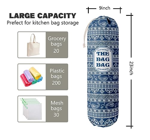 Rustic Grocery Bag Holder & Organizer
