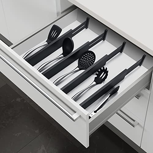 4 Pack Bamboo Drawer Dividers 2.6" High (4 Count)