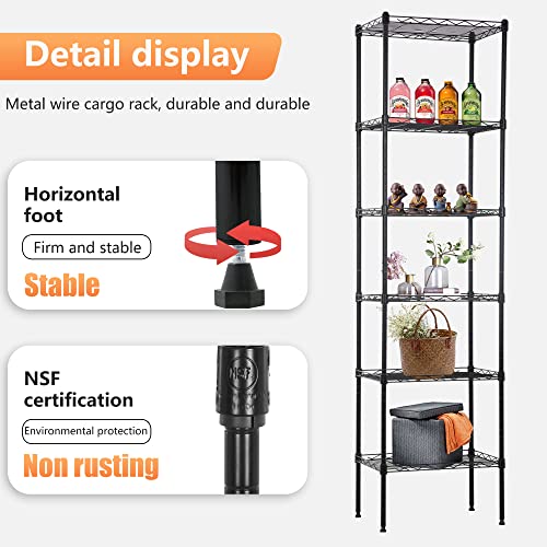 6 Tier Wire Shelf