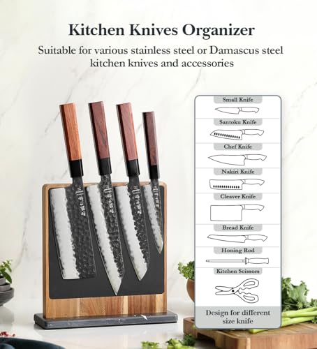 Double sided Magnetic Knife Holder without Knives