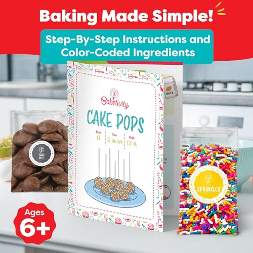 DIY Cake Pop Kids Baking Kit with Pre