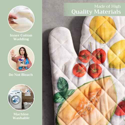 Maison d'Hermine Oven Gloves 100% Cotton Oven Mitt