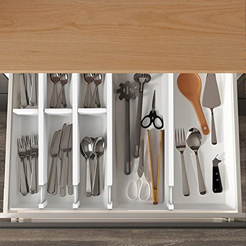 Bamboo Drawer Dividers Organizers