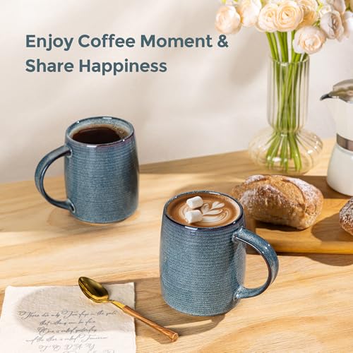 Large Coffee Mugs Set of 6 (6 Count)