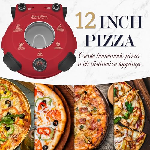 Baker’s Friend Electric Pizza Oven Indoor Countertop