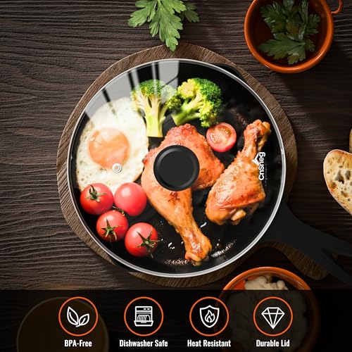 12 Inch Pan Lid For Pots Pans and Skillets