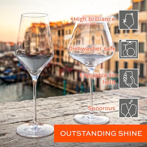 Quatrophil White Wine Glasses Crystal (4 Count)