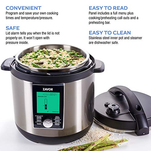 LUX LCD 6 Quart Programmable Electric Multi