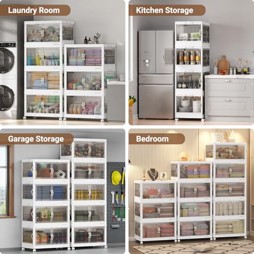 360Qt Stackable Storage Bins with 3 Lids (3 Count)