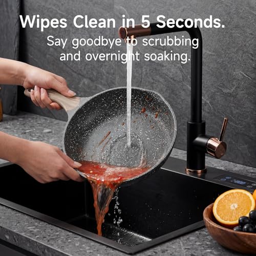 8 Inch Nonstick Frying Pan Easy Clean Small Egg Pan Skillet