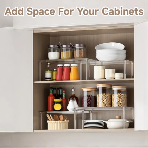 Clear Kitchen Cabinet Organizer (2 Count)