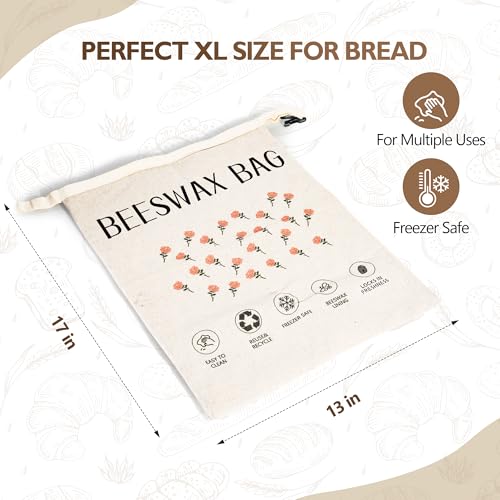 2 Pack Beeswax Bread Bag (2 Count)