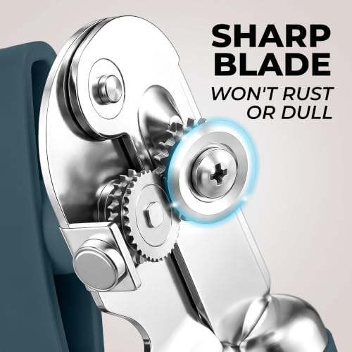 Stainless Steel Swing Open Manual Can Opener Comfortable Grip