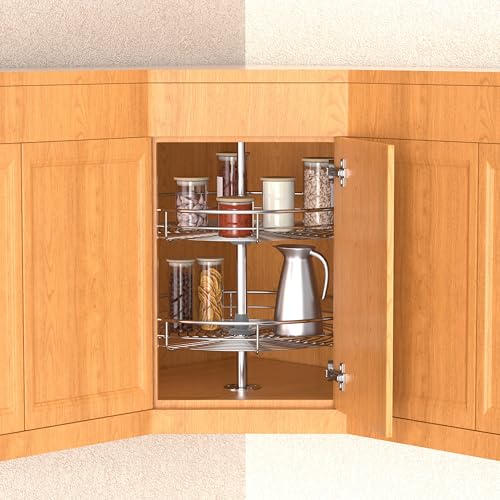 20" Chrome Corner Cabinet Lazy Susan