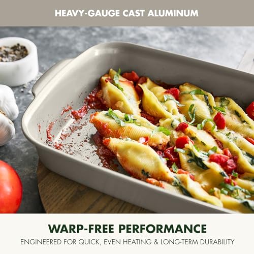 Premiere Ovenware Healthy Ceramic Nonstick 13" x 9" Rectangular Baking Pan