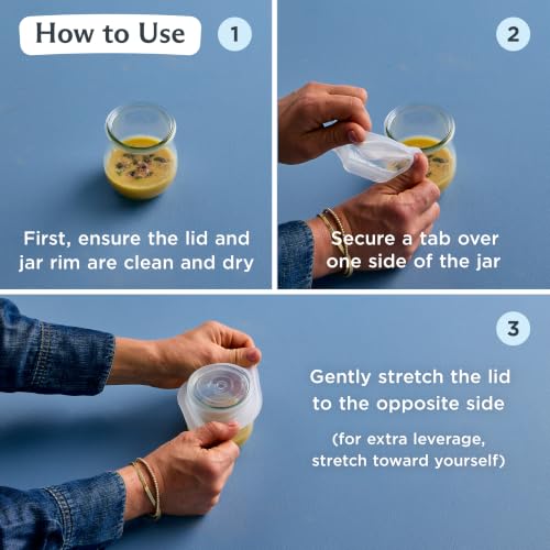 Premium Reusable Silicone Stretch Lids (3 Count)